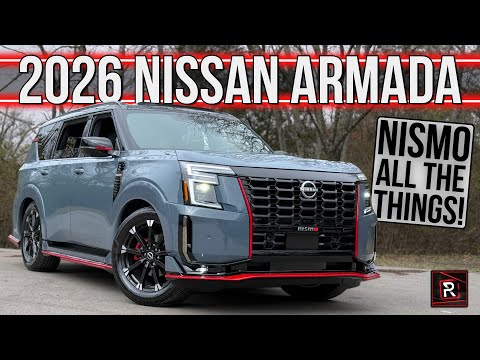 The 2026 Nissan Armada Nismo Is A Twin-Turbo Powered Family SUV With Boy Racer Vibes