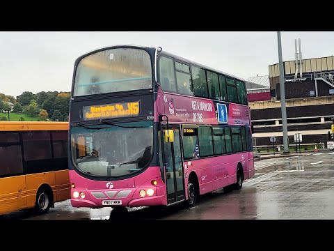First South Yorkshire ex York Volvo gemini b9tl 37253 YN07 MKM on X5 from dinnington.