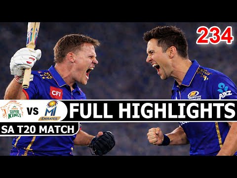 Joburg Super Kings vs MI Cape Town Full Highlights SA T20 League 2026 | MICT Vs JSK
