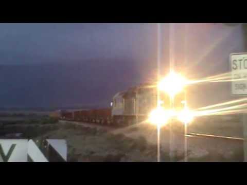 5M41 ARTC Works Train nearing Coonamia