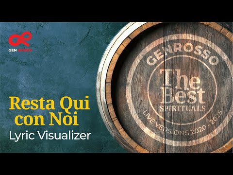 Gen Rosso - Resta Qui con Noi (Official Lyric Visualizer)