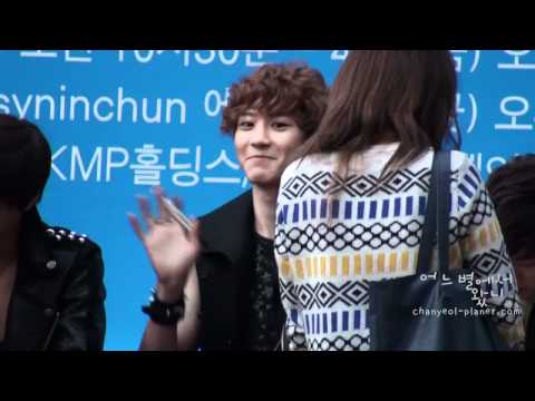 [FAMCAM]120428 - fansigning CHANYEOL focused