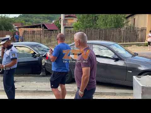 Soferul BMW-ului a produs tamponarea in lant
