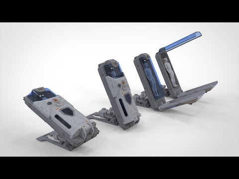 sci fi cryogenic capsule