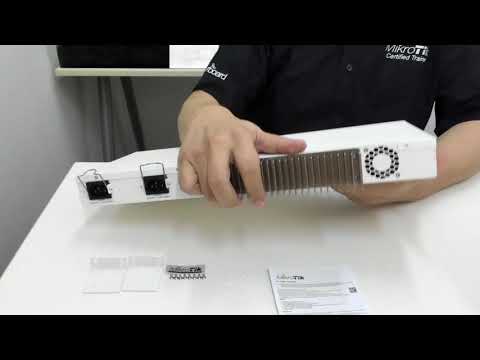 MikroTik CCR2004-1G-12S+2XS unboxing and showcase