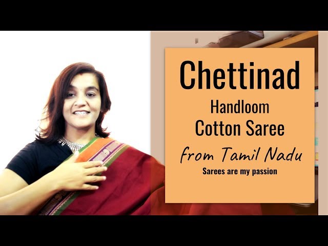 36 Chettinadu Handloom Cotton Saree from Tamil Nadu - Sarees are my passion