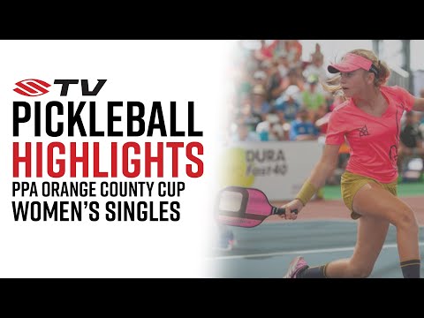 Anna Leigh Waters' Perfect Backhand Pickleball Highlight - Orange County Cup Women's Singles