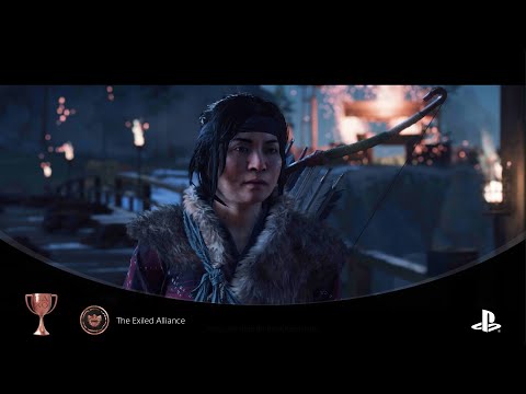 Ghost of Tsushima - The Exiled Alliance Trophy Achievement Moment