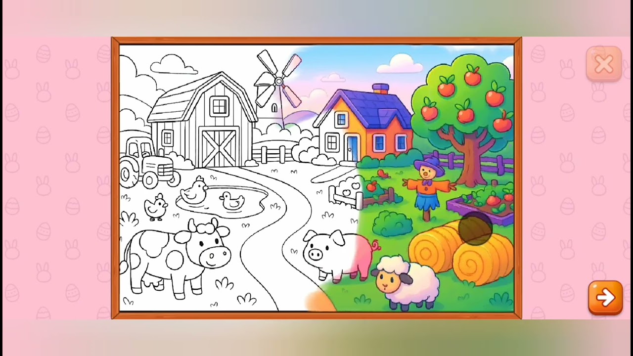 Kids Drawing & Coloring Game | Fun Learning Art Game for Children