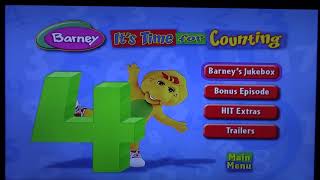 Barney: Its Time For Counting 2006 DVD Menu Walkth