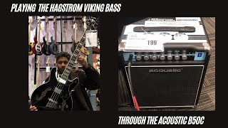 Video thumbnail for Hagstrom Viking Bass In-Store Demo by Prog Rock Jock
