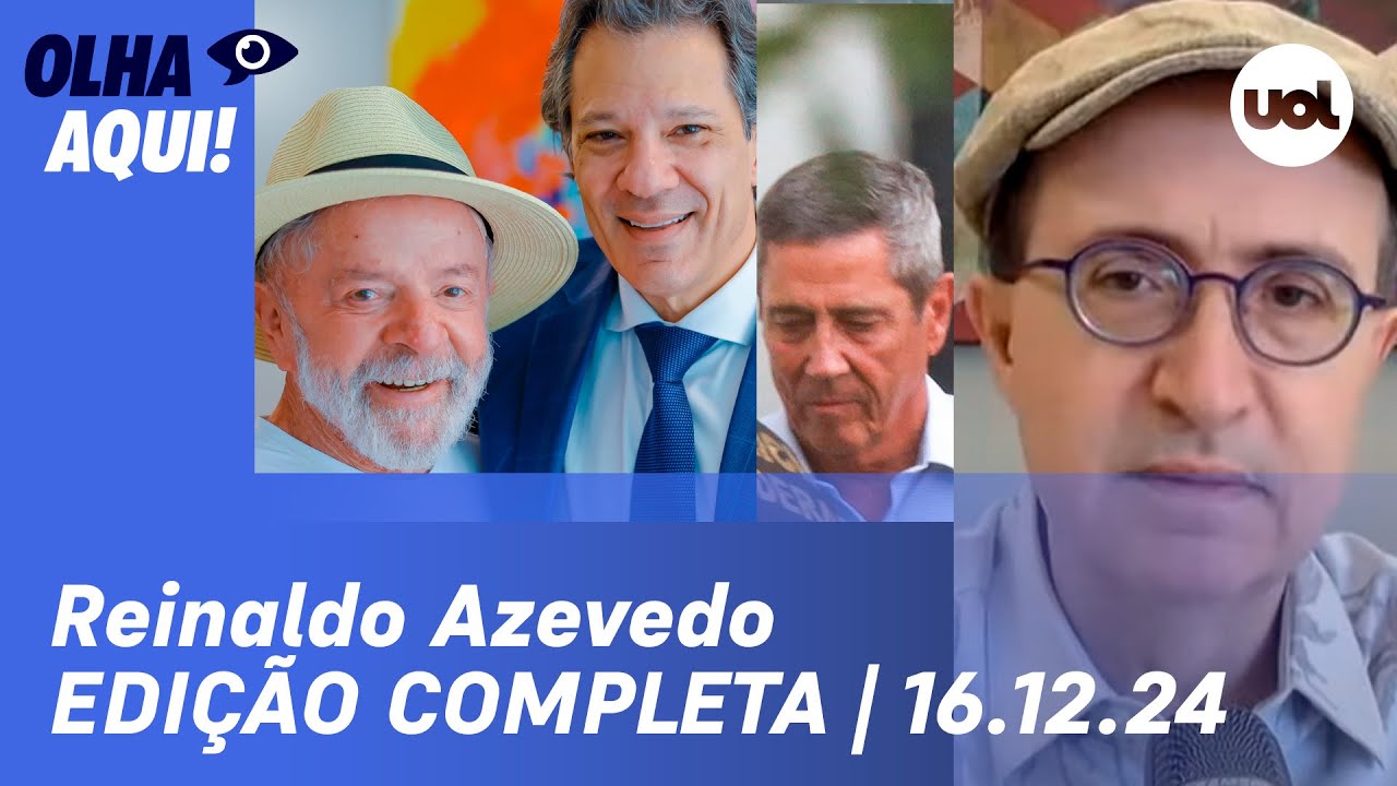 Reinaldo: Lula recebe Haddad após alta; Exército se afasta de Braga Netto; Tarcísio fala em 2026 e+