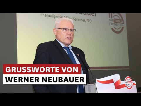 „Haben ein großes Ziel“ – Grußworte von Werner Neubauer