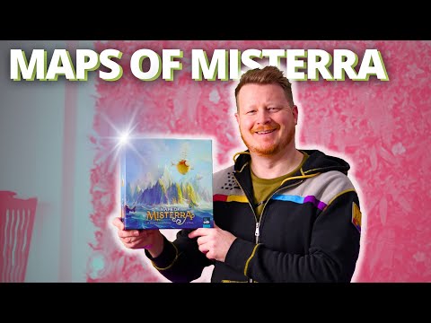 Maps of Misterra Board Game | 2-Minute Overview & Solo Playthrough