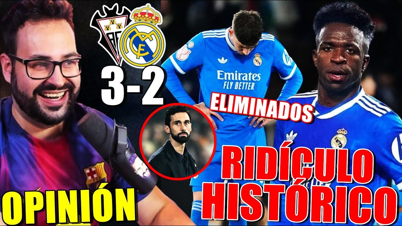¡RIDÍCULO HISTÓRICO! El MADRID ELIMINADO de COPA 3-2 con el ALBACETE ¡CRISIS TOTAL!