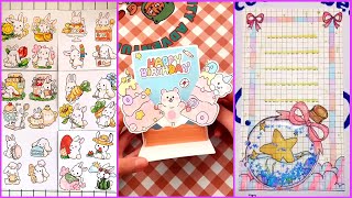 How to draw & decorate Bullet Journal with washi tape & sticker tutorial | #bulletjournal