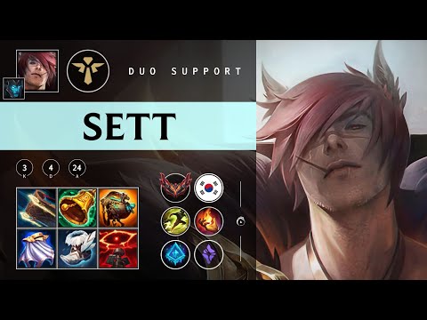 Sett Support vs Rell - KR Grandmaster Patch 25.22