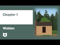 Walden by Henry David Thoreau | Chapter 1