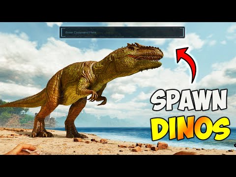 (ASA) How To Spawn ANY Dino in ARK Survival Ascended | Easy Summon COMMAND
