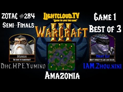Dhc.Yumiko (HU) VS IAM.ZhouXixi (NE) - WC3 G1 - ZOTAC #284 SF
