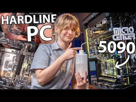 Let's Build THE ULTIMATE Custom Hard Line Water Cooled PC at Micro Center