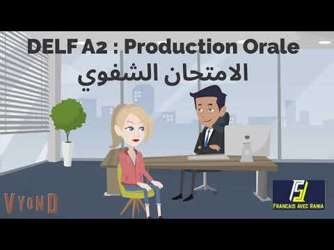 DELF A2 Production Orale: French oral DELF exam