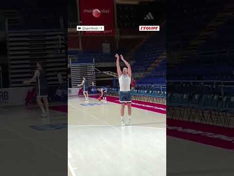 Nikola Jokic affuté comme jamais à l'entraînement #nba #basketball