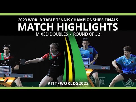 Wong/ Doo vs Ecseki/ Madarasz | XD R32 | 2023 ITTF World Table Tennis Championships Finals