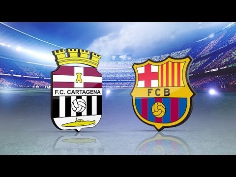 FC Cartagena vs FC Barcelona 1-4 ~ All Goals & Highlights 1080p HD (6/12/2013)