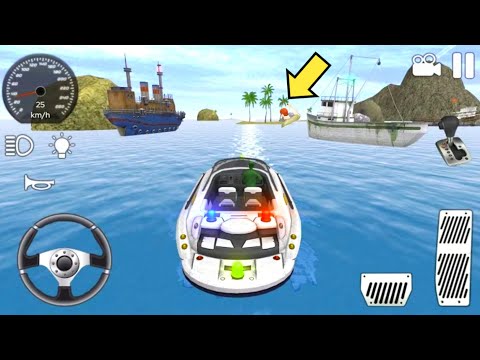 Boat Coast Rescue Simulator 2020 - Lifeguard Ship Emergency Driving #1 - Android GamePlay