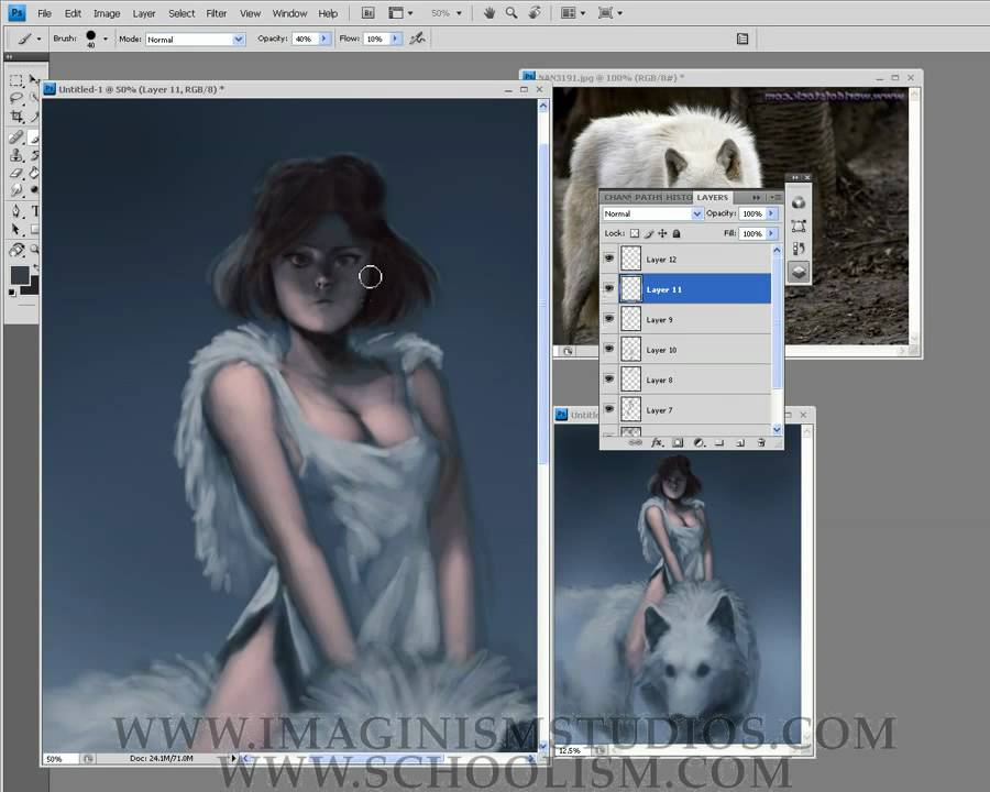 Painting Princess Mononoke - Digital Painting