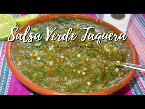 SALSA VERDE TAQUERA | USANDO SERRANOS, JALAPENOS Y HABANEROS🔥|RECETA DE MILLONES DE VISTAS🔥