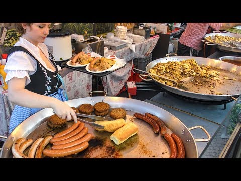 Street Food from The World. Huge Festival seen in Italy
