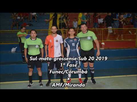 Funec Corumbá x AMF Miranda - Sul-mato-grossense de Futsal 2019 - Sub 20