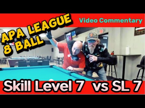 LOL - How Did LEAGUE PLAY Go This Week? :)  8 BALL APA League Match. SL7 vs SL 7