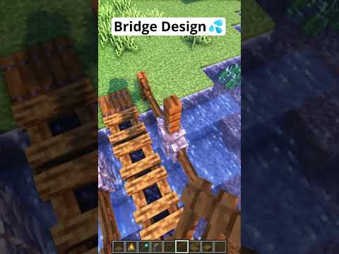 "Insane Minecraft Bridge Design🔥" #shorts