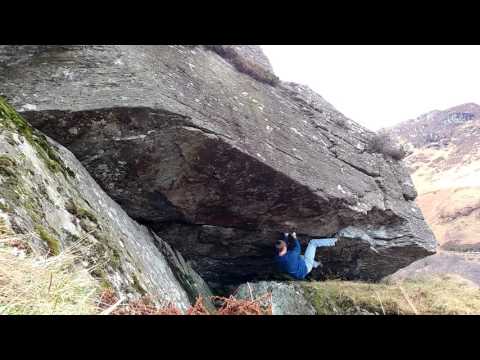 Catacomb crack first ascent