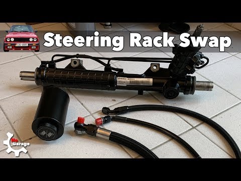 E30 Steering Rack Swap
