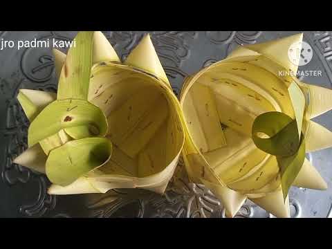 Tutorial Membuat /Metanding Pisang untuk Banten Sesayut guru piduka #tutorial #ajegbali