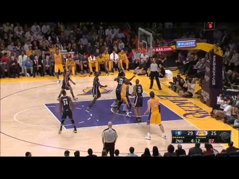 Breakdown all of Kobe Bryant's touches (Part 1) vs Pacers (11-27-12)