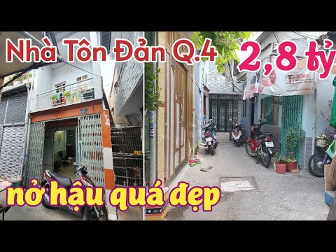 Nhà bán Quận 4 đường Tôn Đản| Sổ Hồng Riêng chính chủ giá hợp lý