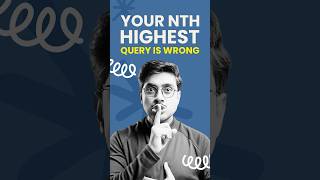 Nth Highest Salary Query That Actually Performs #SQL #DatabaseTuning #Tutorial