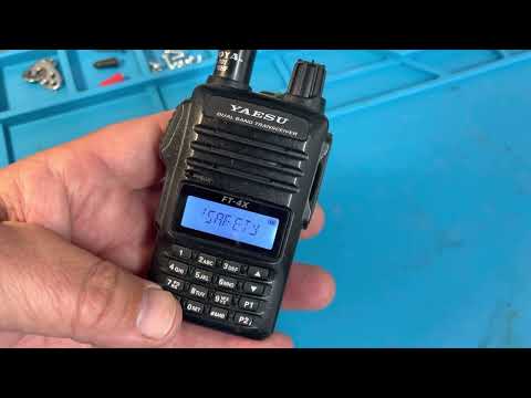 Yaesu FT-4X Rough guide to Basics.  Using Dual watch and memories.
