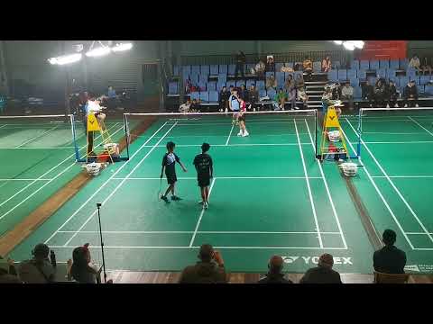 yonex 2023 auckland U13 boy double final