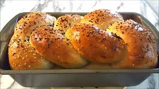 easy bread recipe everyone can make it, soft and fluffy