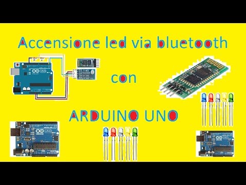 Arduino bluetooth accensione led