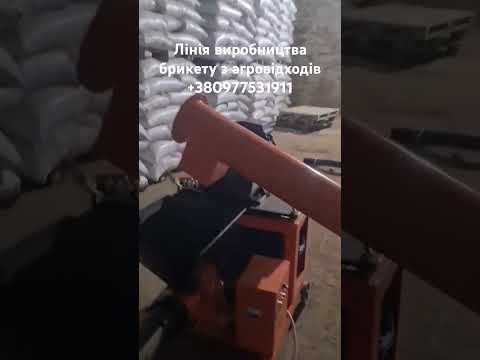 Лінія виробництва Pini&Kay для шелухи та агровідходів. Прес екстудер - фото 1 - id-p2571730625