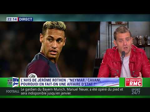 After Foot du mardi 19/09 – Partie 1/6 - L’avis tranché de Jérôme Rothen sur Neymar et Cavani