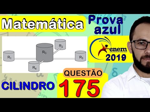 Enem 2019 - Questão 175 - CILINDRO - reservatórios auxiliares (prova azul de matemática)