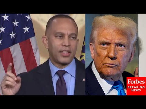 Video | 'The Unmitigated Gaul...': Jeffries Torches Trump For Rating The U.S. Economy As An 'A+++++'
